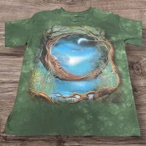 The Mountain Forest Green Tree Man T-Shirt